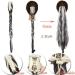 21" Claw Jaw Braiding Hair Piece Fishtail Braids Clip in Hair Extensions Braid Ponytail Extension with a Claw/Jaw Clip Light Brown & Ash Blonde - Buy Online on GoSupps.com