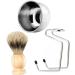 Frcolor 3-Piece Shaving Tools Set for Men | Bamboo Beard Care Kit with Soap Cup Razor Shear & Brush | Ideal Grooming Accessories - Buy Online on GoSupps.com