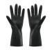 Household gloves long rubber gloves cleaning gloves flushing gloves reusable kitchen gloves for garden car wash work (black s) s black