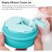 Travel Cosmetic Containers Silicone Travel Silicone Makeup Container Refillable Portable Empty Cream Jar for Travel Blue - Buy Online on GoSupps.com