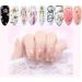 6 Boxes Gold Metal Nail Studs Charms Accessories for Women - 3D Punk Star Moon Heart Triangle Square Rivet Gems Nail Art Jewels Decal - Fingernails & Toenails Decorations - Buy Online on GoSupps.com
