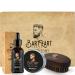 Bartzart Shabo Bartbrush Set made of high -quality beard oil with cedar wood natural beard balam & beard brush made of wild boar bristles |Bart care set set Set Bartbrush Zedernholz