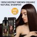 Brown Hair Coloring Shampoo 3-IN-1 Gray Hair Coloring Shampoo Nourishing and Tinting Brown Hair for Men and Women in 10-15 Mins(Chestunt Brown) - Buy Online on GoSupps.com