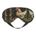 SSIMOO A Brood of Chickens Sleep Mask-Adjustable Breathable Fashionable Eye Mask for A Comfortable Sleep Experience Black