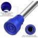 Heavy Duty Replacement Rubber Crutch Tips for Canes & Walkers - Non-Slip All Terrain Caps - Universal Fit - 4 PCS (Blue) - Buy Online on GoSupps.com