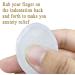 Clear Quartz Worry Stone - Healing Crystal for Anxiety Relief & Meditation - Buy Online on GoSupps.com