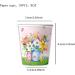 Spring Butterfly Flower Theme Party Paper Plates Paper Cups Paper Towels Disposable Knives Forks Spoons Tableware Tea Party Layout Scoop 10pcs - Buy Online on GoSupps.com