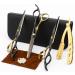 Professional Black Gold Hairdressing Scissors Set | Stainless Steel Salon Tools for Men & Women | Multifunctional Hair Cutting & Thinning Scissors - Buy Online on GoSupps.com