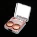 Nicoone Portable Marble Surface Mirror Contact Lens Case | Colored Contacts & Glasses Companion Box | Rose Gold - International Shipping Available - Buy Online on GoSupps.com