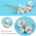 Elegant Flower and Pearl Decorative Hairpins for Women - Perfect for Wedding, Formal Events, and Parties - Buy Online on GoSupps.com