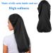 Girzzur Double Layer Satin Hat for Braids & Dreadlocks - Extra Long 24.8'' 10.2'' - Black | International Shipping Available - Buy Online on GoSupps.com