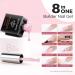 Modelones Nude Glitter Pink Builder Nail Gel - 8-in-1 Strengthener & Extension Gel - 15ML Bottle - Ideal Gift for Women - Buy Online on GoSupps.com