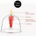LIANGJUANG cupping set silicone cupping therapy set lure cupping therapy sets wood therapy massage tools kit Relieve Low Back Pain Blood Circulation Beautiful Packaging Non-Glass Chinese Health Vacuum - Buy Online on GoSupps.com