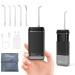 Enterpuly portable oral shower test winner 2023 mouth shower travel mouth shower wirelessly mobile water fin for on the go small electric oral shower tooth shower 3 modes & 5 nozzles error teeth black