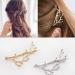 Aneneicera vintage antal hairpise barrette Boho gold branches hairpin retro hair clip decorative daily wear hair clamps hair bobby pins wedding hair jewelry for women and girls 2pcs