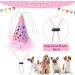 Dog Birthday Bandana Set with Hat and Squeaky Cake Toy - Perfect Party Supplies Gift for Small, Medium, Large Dogs - Pink Cream Cake Design - Buy Online on GoSupps.com