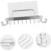KONTONTY Nail-free Wall-mounted Soap Holder Soap Draining Holder Steel Bar Soap Dish Soap Rack Soap Dish Hooks Kitchen Sink Organizer Soap Drainer Container Storage Stainless Steel Travel - Buy Online on GoSupps.com