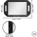 Rimosy Lightweight Handheld Mirror - Double Handle Mirror for Barbers, Salons, and Beauticians - Black Foam Handle, Easy to Carry & Hold - Ideal for Haircuts & Make-up - Buy Online on GoSupps.com