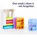 7 Piece Set Pill Organizer 6 Times a Day Daily Travel Medicine Organizer Portable 7 Day 42 Compartments Pill Box with Moisture-Proof Pill Case Travel Pill Container for Vitamins Supplements-Color 6 Times * 7 Days Color - Buy Online on GoSupps.com