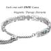 RainSo Women Magnetic Therapy Bracelet for Arthritis Pain Relief - Adjustable Titanium Steel Design with Shell Elements | Includes Display Box - Buy Online on GoSupps.com