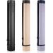 3 Pcs Extendable Poster Tubes Expand from 24.5'' to 40'' with Shoulder Strap Plastic Blueprint Holder Documents Telescoping Storage Tube for Art Drawings Drafting  Black  Beige  Violet