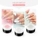 PEACECOLOR 3x15ml UV Gel Set - Pink Clear & White Building Gel | Nail Gel Set for Perfect Manicures | PE1038 - Buy Online on GoSupps.com