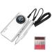 Nail Polishing Pen 12H Work Nail Drill Pen Adjustable Speed for Home for Salon (Pearlescent Gray)