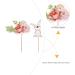 jojofuny Wedding Flowers Bunny 48Pcs Rabbit Flower Cupcake Toppers Flower Dessert Picks for Easter Birthday Baby Shower Party Cake Decorations Bunny Cake - Buy Online on GoSupps.com