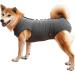 Heywean Dog Recovery Suit - Post-Op Castration Wound Protection for Dogs - Medical Shirt & Surgical Body Suit - XL Gray - Professional Pet Recovery Solution - Buy Online on GoSupps.com