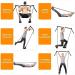 Pilates Bar Kit with Resistance Bands - Portable Home Gym Workout Equipment for Women - Adjustable Fusion Exercise Bar for Toning Muscle - Full Body Workout - Black - Buy Online on GoSupps.com