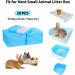 Amakunft Rabbit Pee Pads - Super Absorbent Pet Training Pads for Small Animals - 20pcs Blue - 18x13 - Buy Online on GoSupps.com
