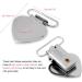Pssopp Heart Suspender Clips 10Pcs - 20mm Baby Teething Toys Silver Blankets Holder - Buy Online on GoSupps.com