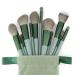 Makeup Brushes Makeup Brush Set Premium Synthetic Foundation Brush Face Contour Brush Blending Face Powder Blush Concealers Brush Make up Brushes Set (13 Pcs green)