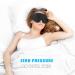 Buy 3D Contoured Sleep Mask for Men & Women - Adjustable No Pressure Eye Cover - Soft Black Blindfold for Better Sleep - Buy Online on GoSupps.com