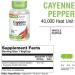 Solaray Cayenne Pepper 515 mg | 40 000 Heat Unit | Healthy Digestion  Circulation  Metabolism & Cardiovascular Support | Non-GMO | 180 VegCaps - Buy Online on GoSupps.com