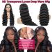 28 Inch T-Part Loose Deep Wave Lace Front Wig for Black Women | 180% Density Human Hair Wig | Pre-Plucked with Baby Hair - Natural Color - Buy Online on GoSupps.com