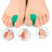 8 Pairs Silicone Toe Spacer Separator Bunion Straightener Hallux Valgus Corrector - Buy Online on GoSupps.com