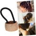 Beatifufu Hair Ties for Women Ponytail Holder Elastic Hair Ties Punk Hair Tie Goody Hair Ties Ponytail Tie Rhinestone Hair Bands for Women's Hair Fashion Hair Accessories Cuff Miss Hairpin - Buy Online on GoSupps.com