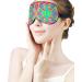 Vintage Hand Drawn Rainbow Tie Dye Sleep Mask | Adjustable Eye Shades for Women | Comfortable Elastic Strap - Buy Online on GoSupps.com