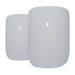 Shop White Polished French Squoval False Nails | 24 Medium Acrylic Tips | Bling Art - International Shipping Available - Buy Online on GoSupps.com