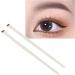 Makeup Eyeliner Brush 2pcs Eyeliner Brush Cosmetic Tool Ultra Thin Precise for Office - Buy Online on GoSupps.com