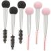 PLAFOPE 6pcs Sponge Makeup Brush Mushroom Makeup Sponge Beauty Sponge Brush Makeup Concealer Aluminum Tube
