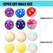 QIODAZOO 12PCS Cat Toy Balls 6 PCS Cat Bell Ball and 6 PCS Cat Soft Ball for Kitten Cat Interacitve Indoor Colorful Toy (Random Color) - Buy Online on GoSupps.com
