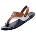 WCXTY Ring Toe Bunion Beach Slippers Summer Lightweight Non-Slip Foot Correction Mens Flat Sandals Fashion Comfortable Breathable Orthopedic Flip Flops for Hallux Valgus 10 Brown