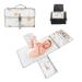 Wrapping pad on the go for babies xl-multifunctional compact diaper bag with integrated diaper support.
