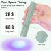 Buy CGBE Mini UV Lamp for Nails - Portable 3W LED Nail Dryer for Gel Polish | 20s/60s Timer USB Charging - Ideal for Beginners | DIY & Professional Use - Green - Buy Online on GoSupps.com
