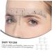FRCOLOR 30 Pcs Eyebrow Design Ruler Clear Stickers Eyebrow Measuring Tool Eyebrow Beauty Ruler Disposable 1 count (Pack of 1) Whitex3pcs - Buy Online on GoSupps.com