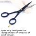 NARZ Professional Hairdressing Scissors - 6 Stainless Steel Hair Cutting Scissors for Men & Women - Ideal for Barbers & Hairdressers - Royal Black - Buy Online on GoSupps.com