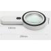 Magnifying Glass 30 high with LED Lights 100MM Handheld Optical HD 20 Children Students with The Elderly Reading Identification Repair Elderly Magnifying Glass 5 Times HD Expansion Mirror Good Times - Buy Online on GoSupps.com