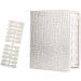 BNG Nail Display Book - 120 Color Professional Gel Polish Chart | Creamy White Leather Design | Salon Quality Nail Art Display Booklet - 120 Pcs False Nail Tips - Buy Online on GoSupps.com